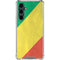 Republic of the Congo Flag Distressed Galaxy S23 FE Clear Case